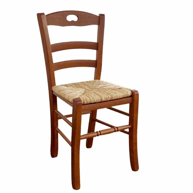 Lot table ovale en merisier et ses 6 chaises assises en paille sur Gens de Confiance Lot table ovale en merisier et ses 6 chaises assises en paille sur Gens de Confiance