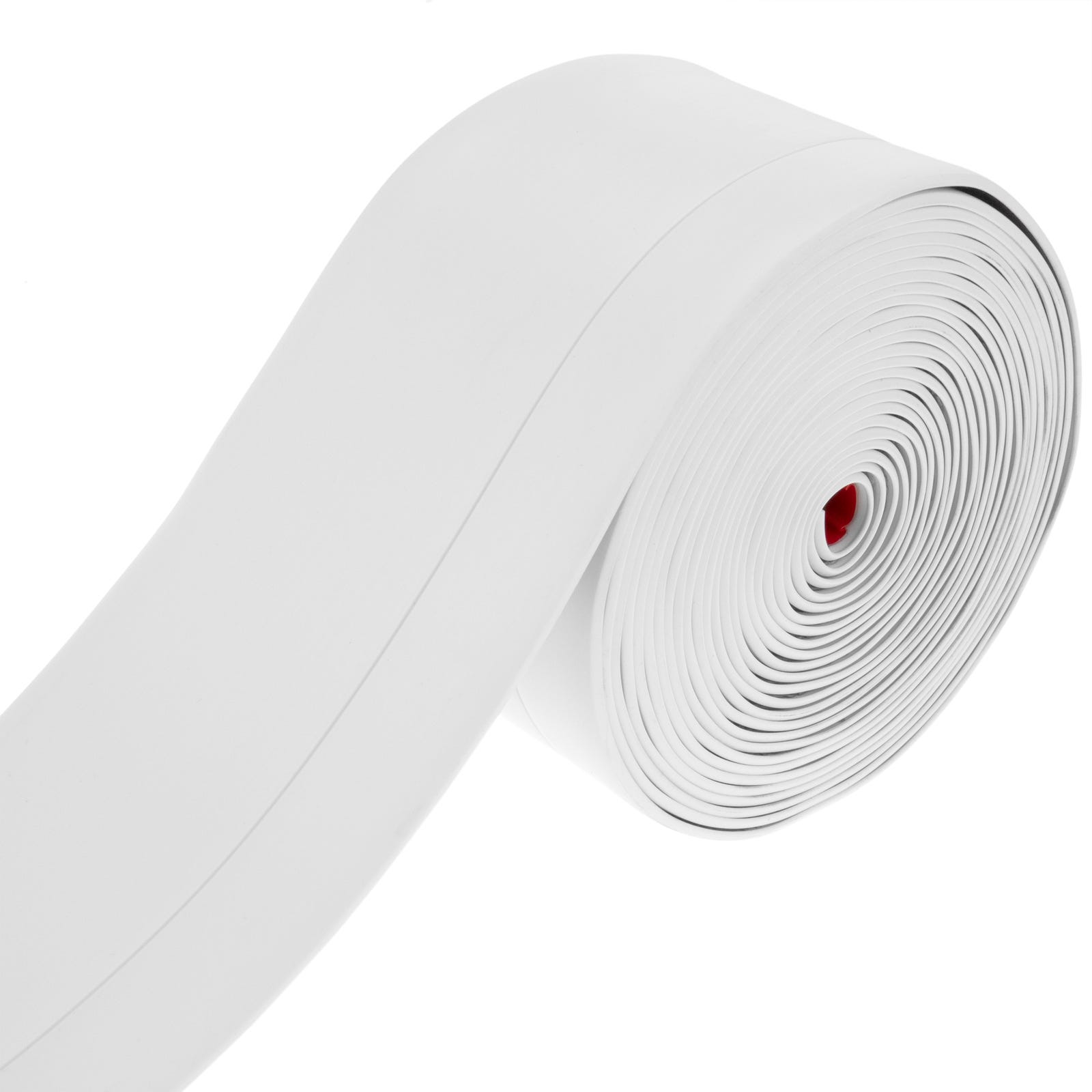 Plinthe flexible autocollante 70 x 20 mm. Longueur 5 m blanc