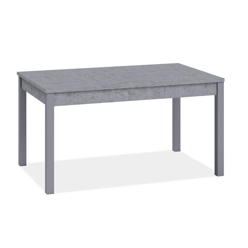 Mesa extensible Cemento MEGARON 120 - 160X80 cm