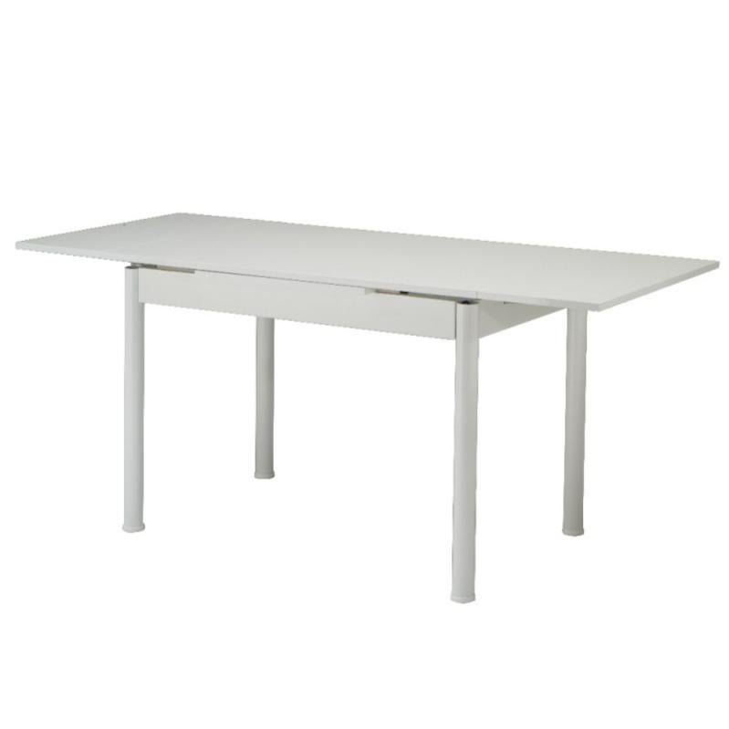 Tavolo da cucina Luigi in HPL laminato Bianco Statuario