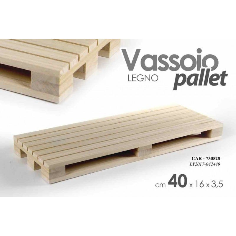 Palet de madera grande (40x15x2,4 cm) - Productos de Hostelería