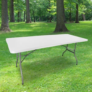 Table pliante 150cm Rectangulaire Blanche Traiteur 7house