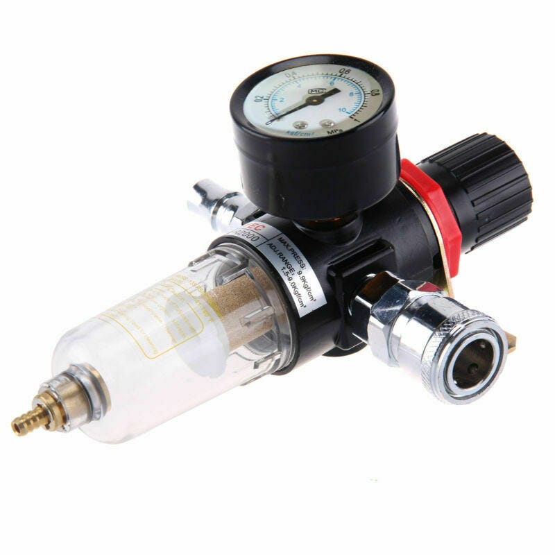 30-120psi 1/4 Bsp Compresseur Filtre Régulateur Air,pression Filtre  Séparateur Huile/eau Filtre À Air