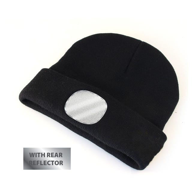 Bonnet BT avec lumière, chapeau d'hiver pour homme avec LED