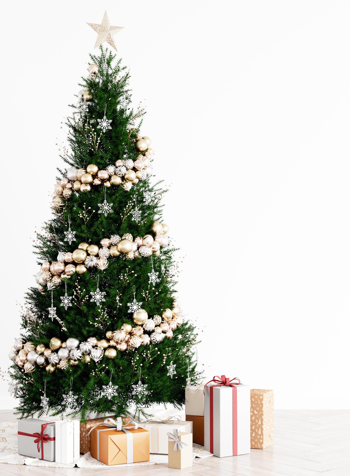 albero di natale artificiale 260 cm