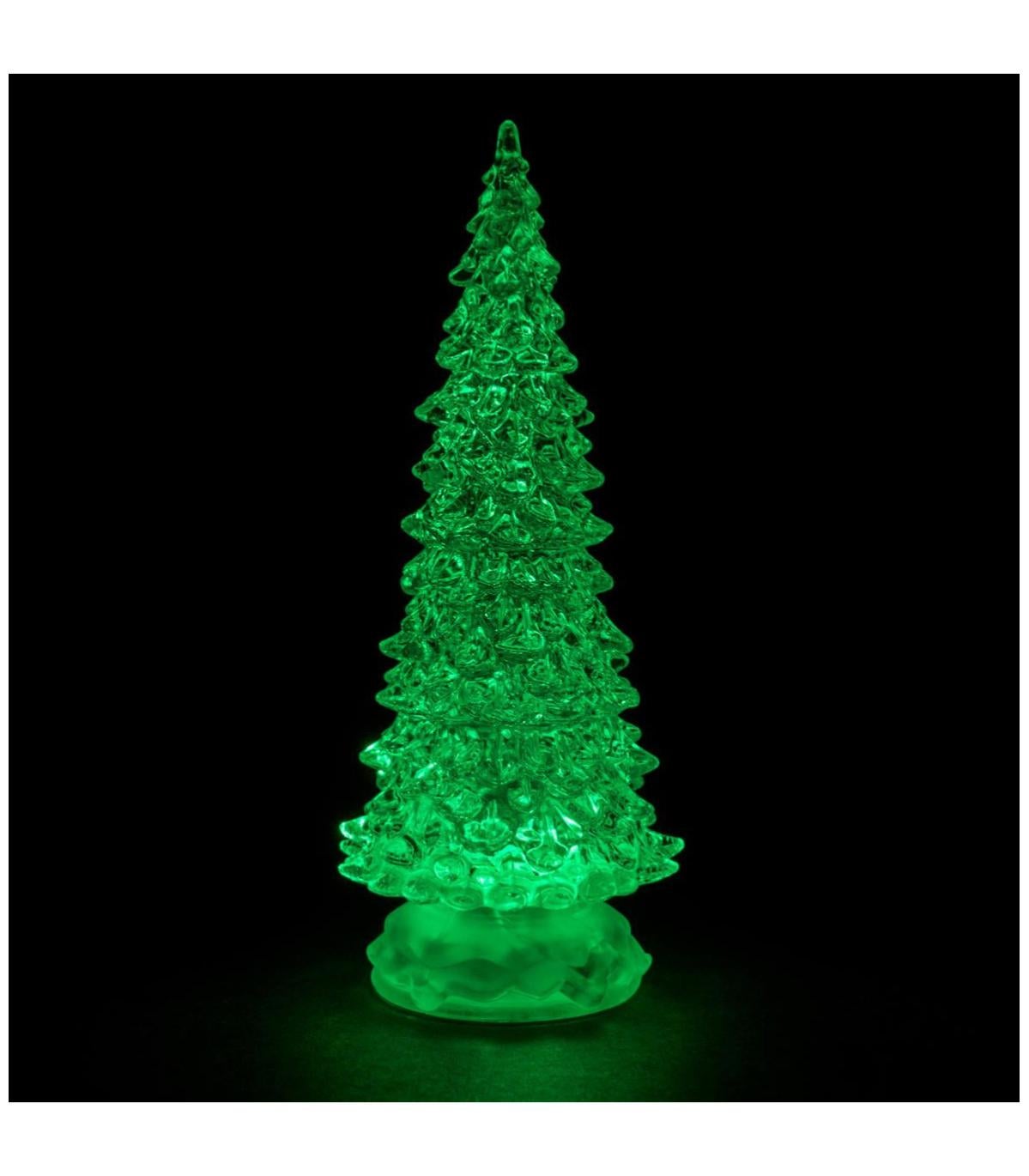 sujet de noel lumineux sapin paillete led a variation de couleur h 21 cm leroy merlin