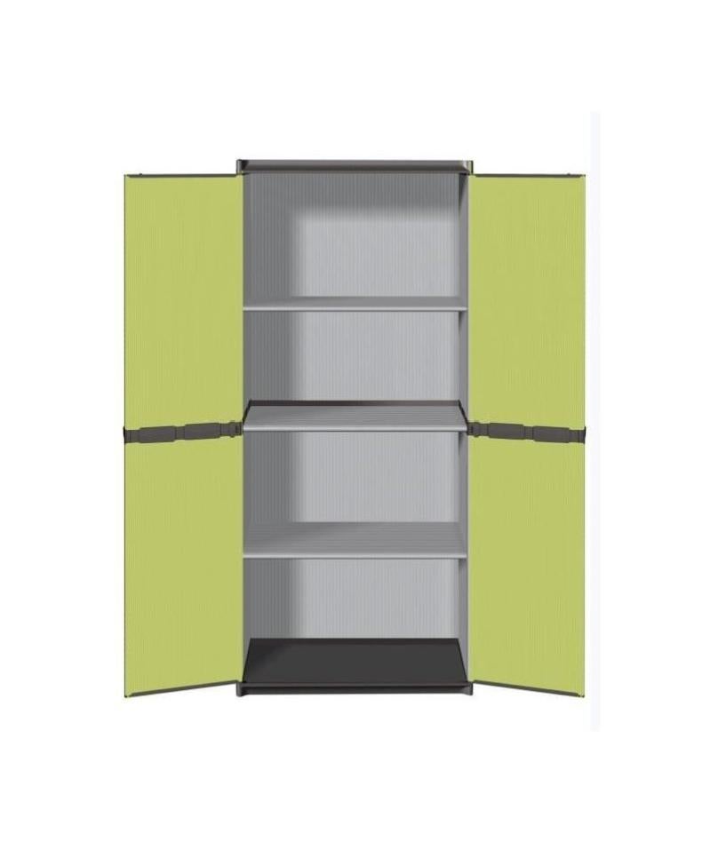 SOGENEX Armoire de rangement haute en résine 3 tablettes Leroy Merlin