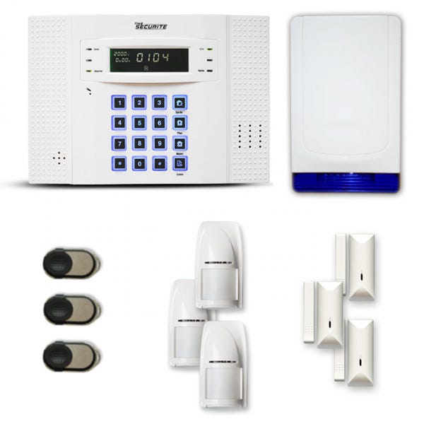 Alarme maison sans fil DNB16 Compatible Box internet
