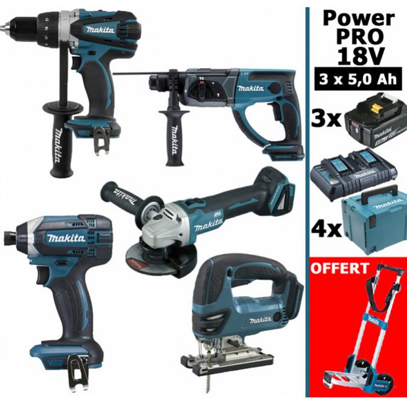 Lot De 10 Supports Muraux Pour Outils Makita 18V - Avec Vis, Pour Perceuse, Visseuse - Rangement Atelier
