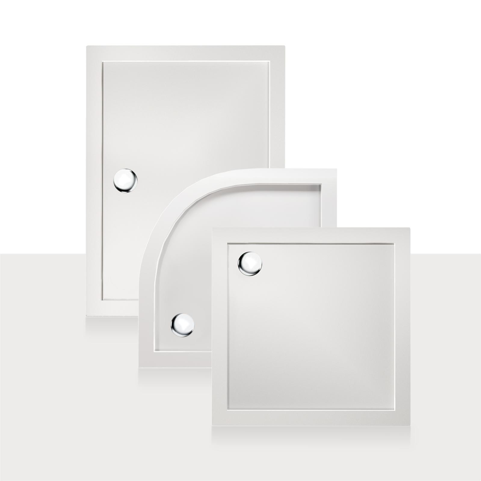 Piatto Doccia Quadrato 100x100 Cm Acrilico Bianco - Spessore 4 Cm, Bordato, Resistente - Foto 7