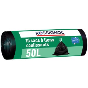 SANYGIENE, Sac Poubelle Transparent 50l PE recyclé