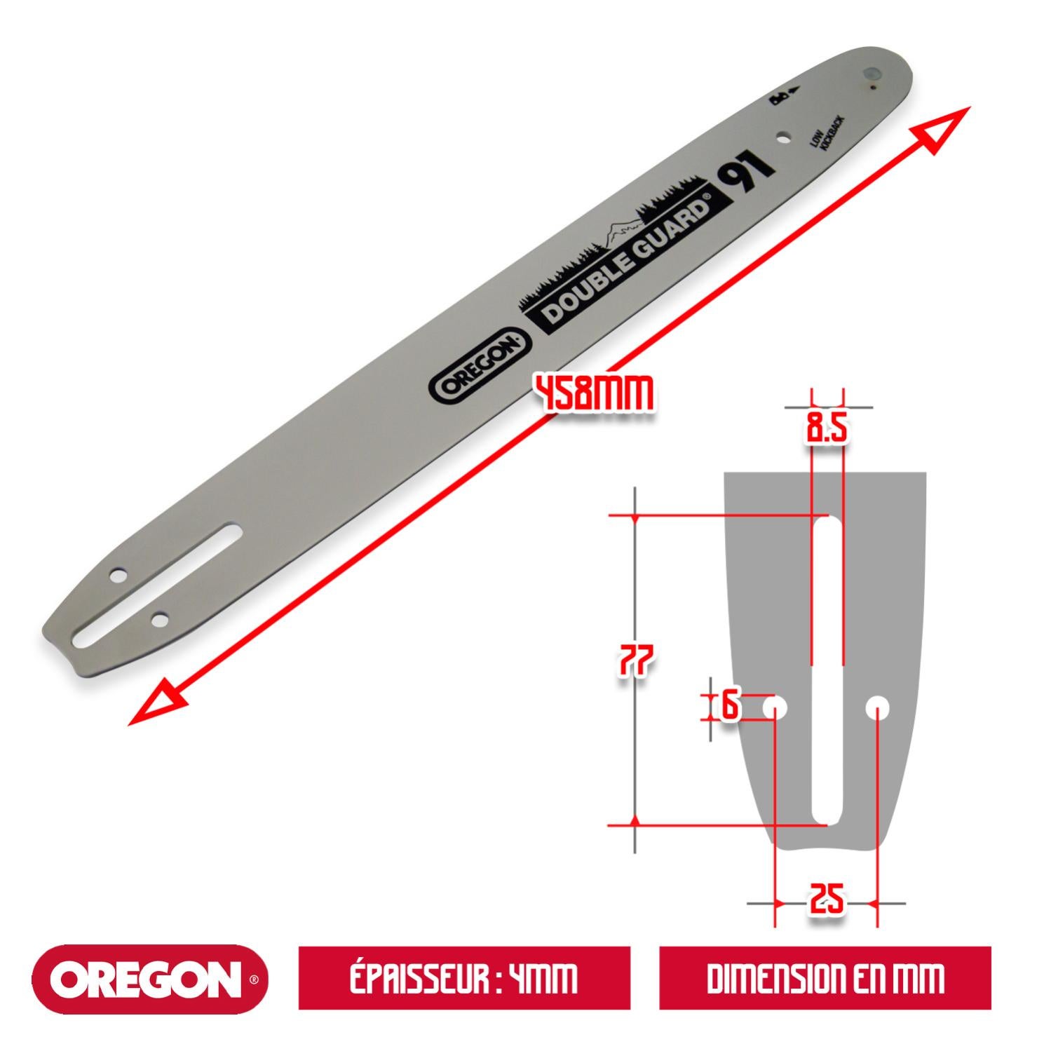 Guide pour tronçonneuse électrique Gardeo Pro Leroy Merlin