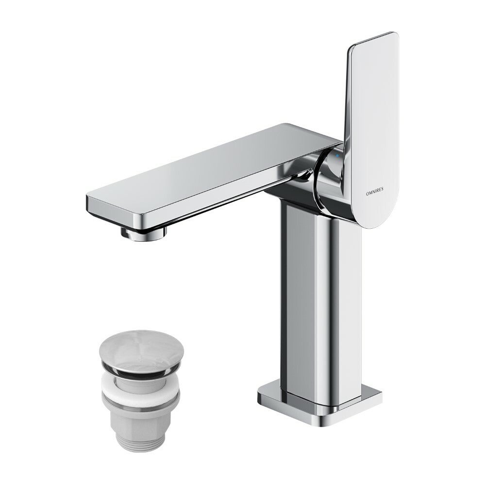 Mitigeur Lavabo Bas Y, 14 Cm Avec Bouchon Clic-clacCouleur : Chrome