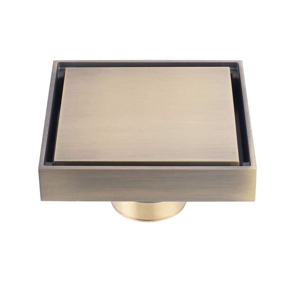 Super Cool Creations Sottobicchieri Quadrati In Acrilico – Set Da 4, Colore Bronzo Specchio
