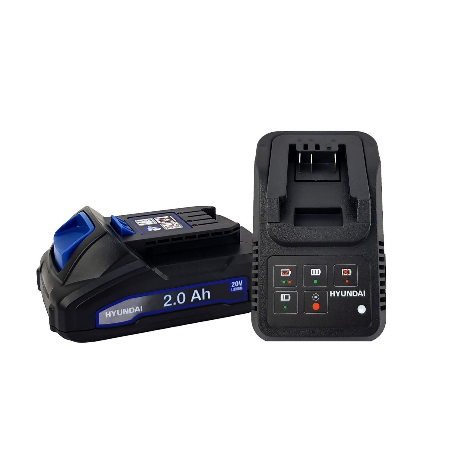 Chargeur Batterie Hyundai 20V 2A Rapide | Modèle C20-2 | Compatible Outils 2e Génération | Charge En 1-2h - 6