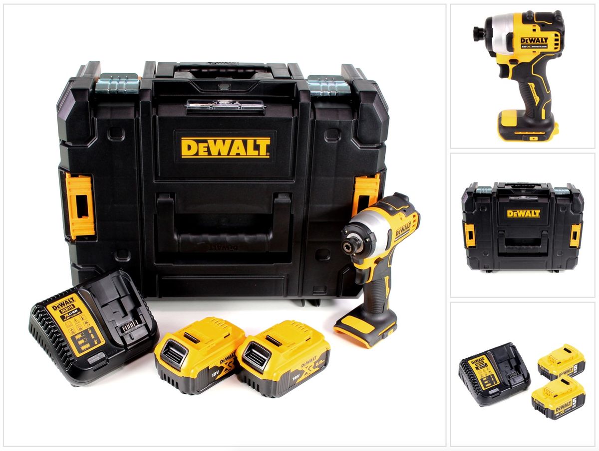 Dewalt Dcf P T Visseuse Chocs Sans Fil V Brushless Li Ion Coffret De Transport T Stak