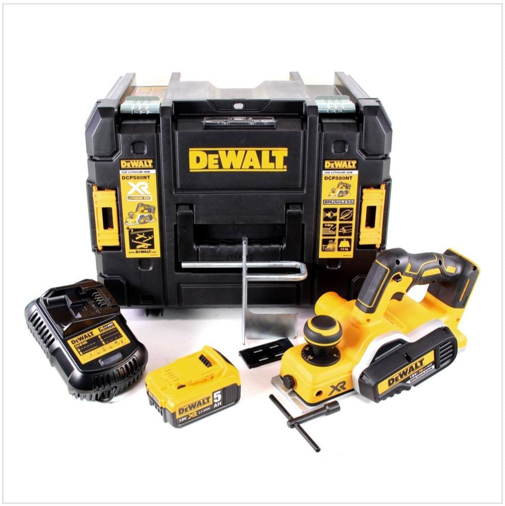 DeWalt DCP 580 P1 18 V Rabot sans fil 82 mm avec bo tier TSTAK VI