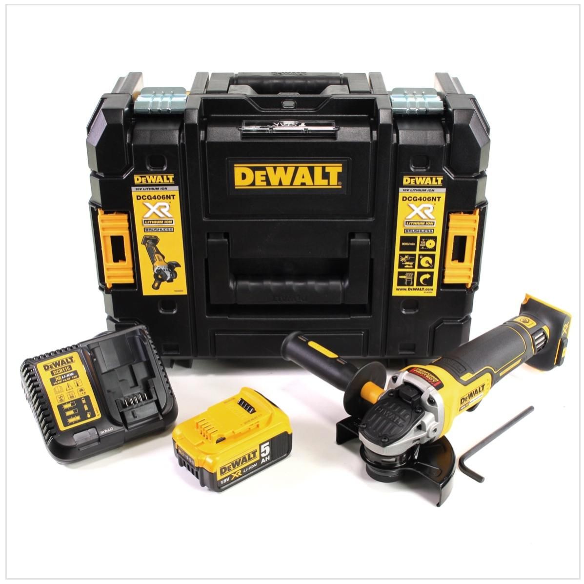 DeWalt DCG 406 P1 18 V 125 mm Brushless Meuleuse d angle sans fil