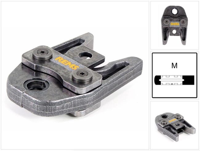 Pinza Pressatrice REMS V 15 Mm - Per Pressatrici Radiali, Professionale Per Crimpatura - Foto 2