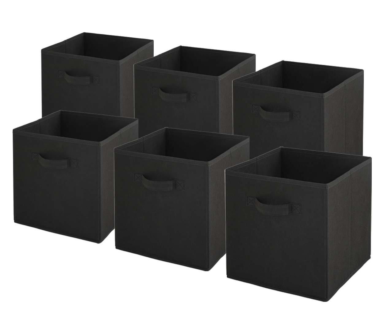 VIDAXL - Contenitori 10 pz in Tessuto non Tessuto 28x28x28 cm Rosa