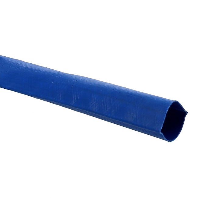 Tuyau de refoulement plat Ø 25 mm (1'') bleu - Longueur 100 mètres