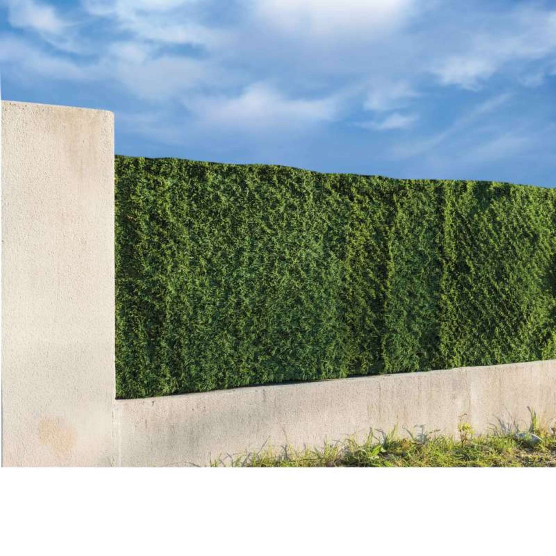 Haie Artificielle Verte Werkapro 1m X 3m | Leroy Merlin