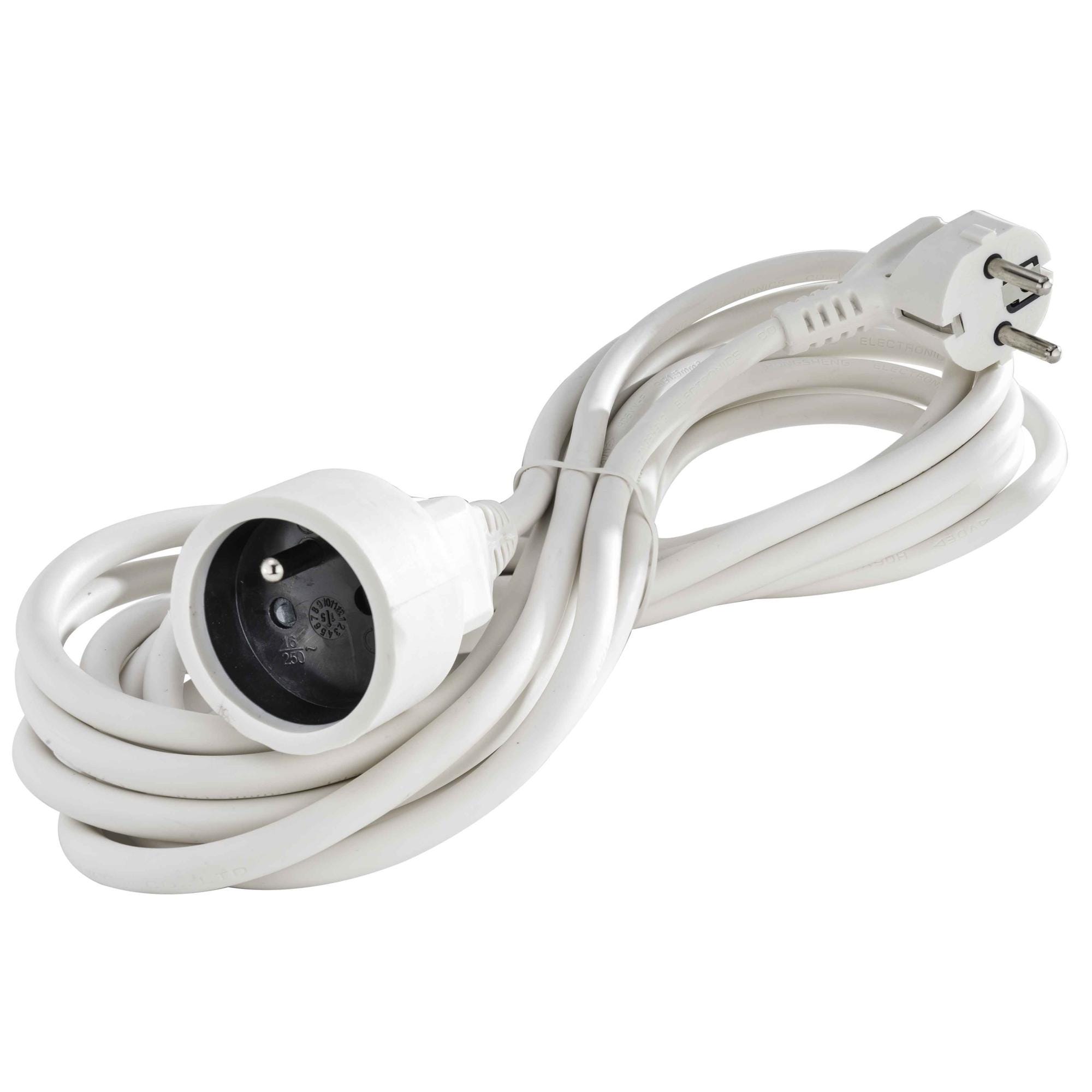 Rallonge électrique 5m 3x1.5mm | Leroy Merlin