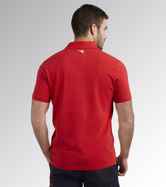 POLO A MANICHE CORTE DA LAVORO MC ATLAR ROSSO 45045 DIADORA
