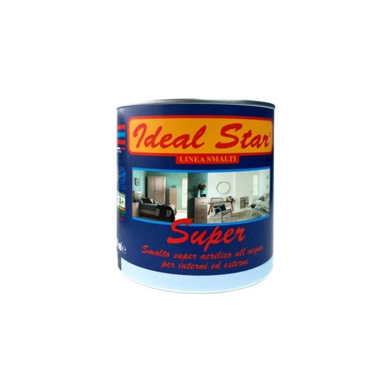 Smalto all'acqua 'super' ideal star Leroy Merlin