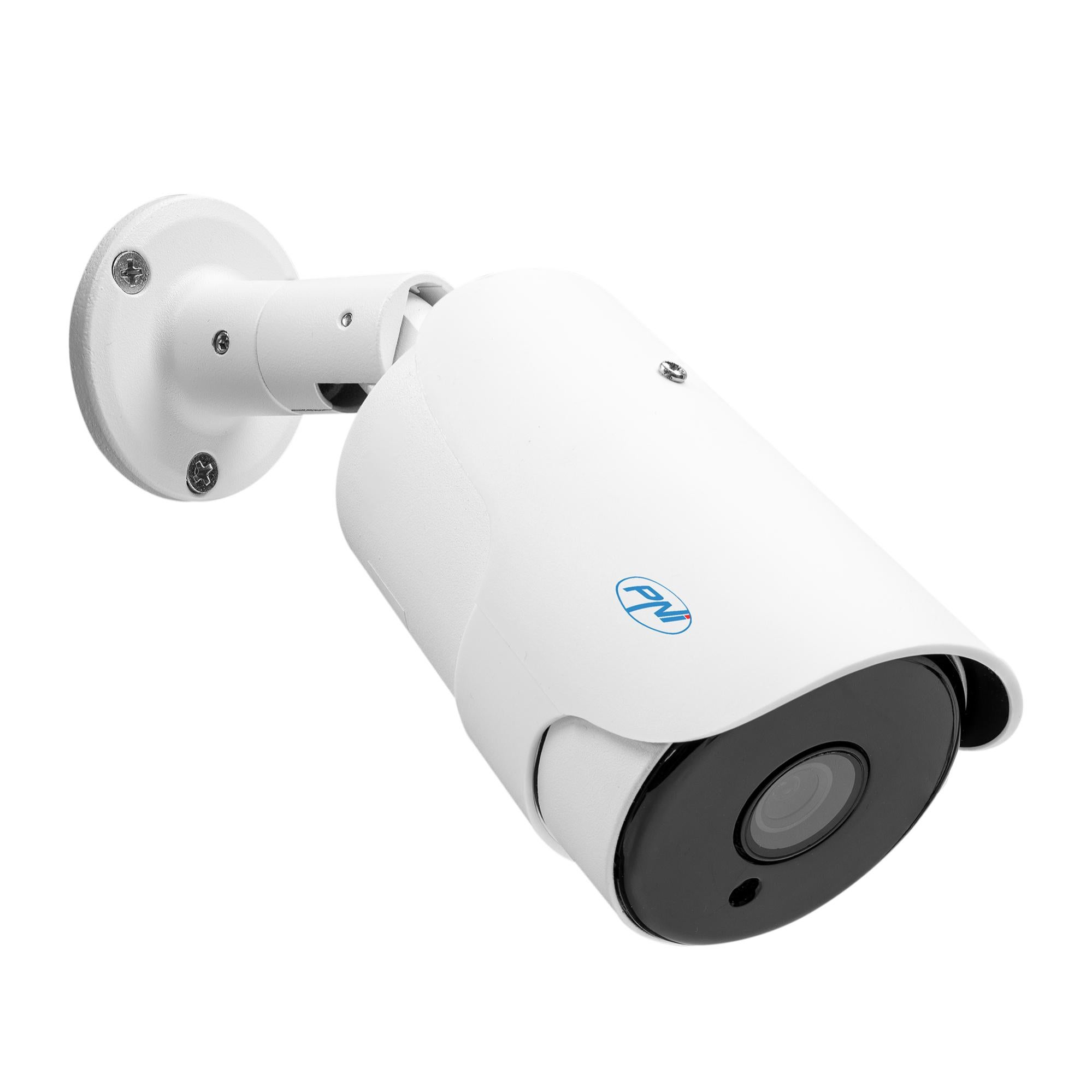 Foscam V5EP Telecamera Di Sorveglianza 5MP, PoE, Faro LED E Sirena Integrata, Visione Notturna