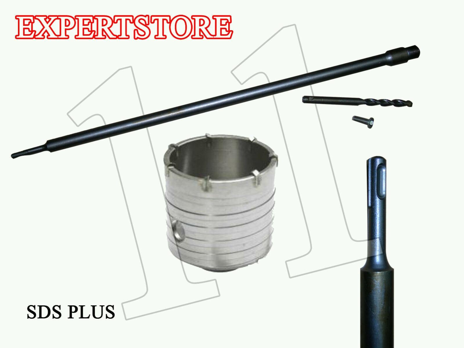 FRESA A TAZZA 110 MM CAROTATRICE CON ASTA SDS PLUS 60 CM CALCESTRUZZO - Foto 8