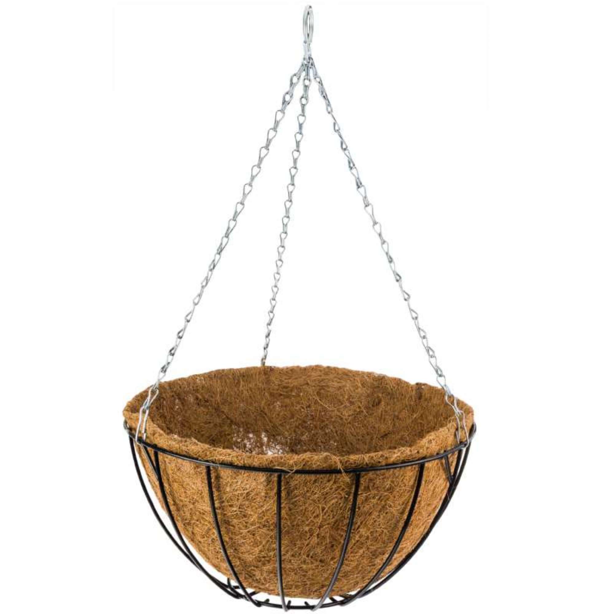 HaGa® Lot de 5 cache-pots en fibre de coco pour plantes en pot Ø 37 cm 