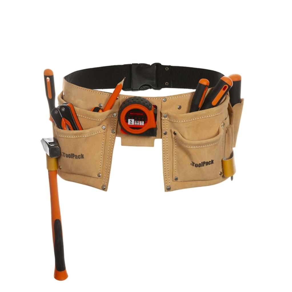 Ceinture porte outils charpentier cuir deals