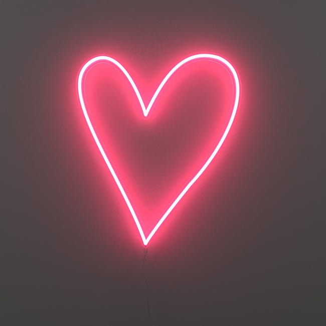 Big Big Heart (Très gros coeur) - Signe en néon LED | Leroy Merlin