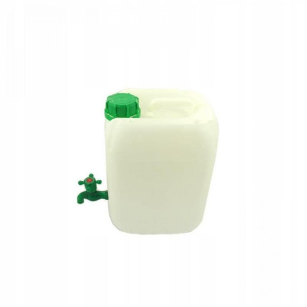 Lot De 2 Bidons Eau Plastique 20L Avec Robinet - Réservoir Potable Camping Jardin Maison