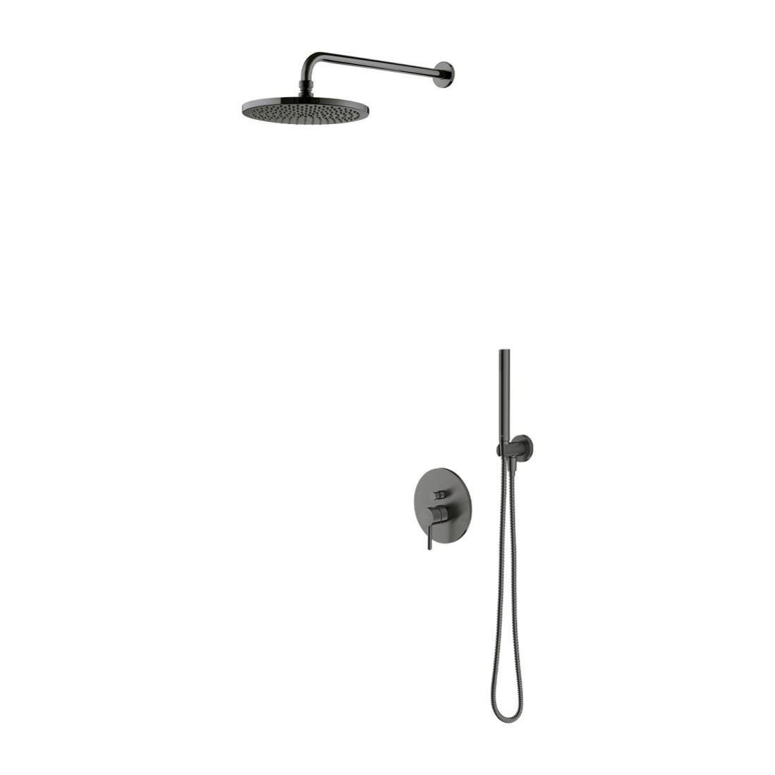 Colonne de douche Y encastrable graphite Leroy Merlin