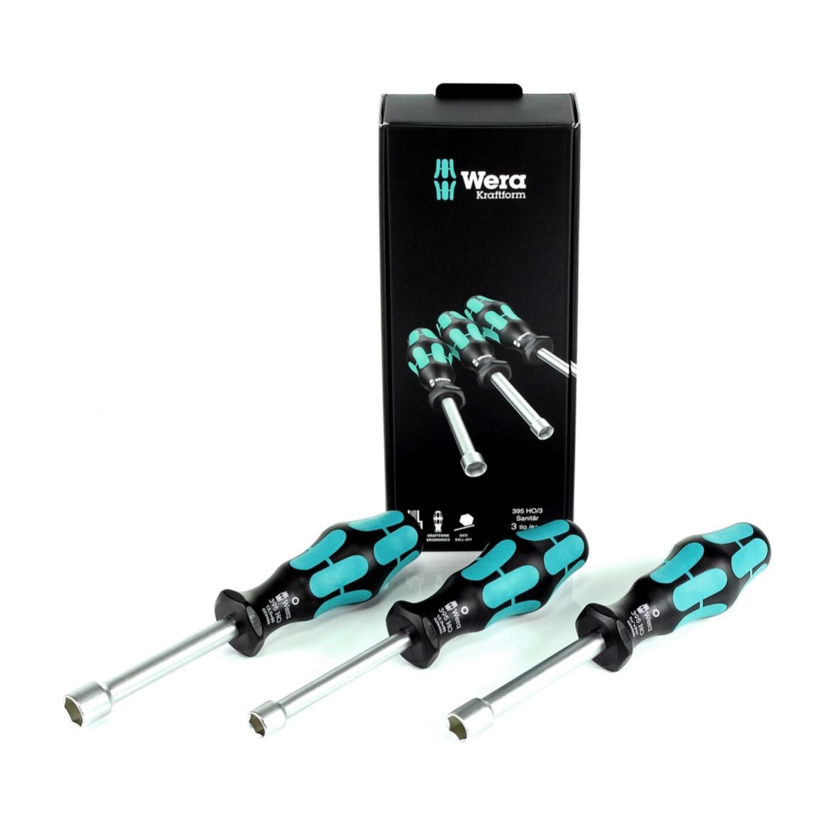 Wera 395 HO/7 SM ナットドライバーセット 7ピース 05029510001