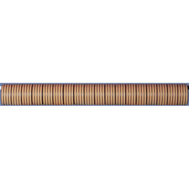 Rideau à lanières en PVC - 29 mm - 90 x 200 cm - Marron