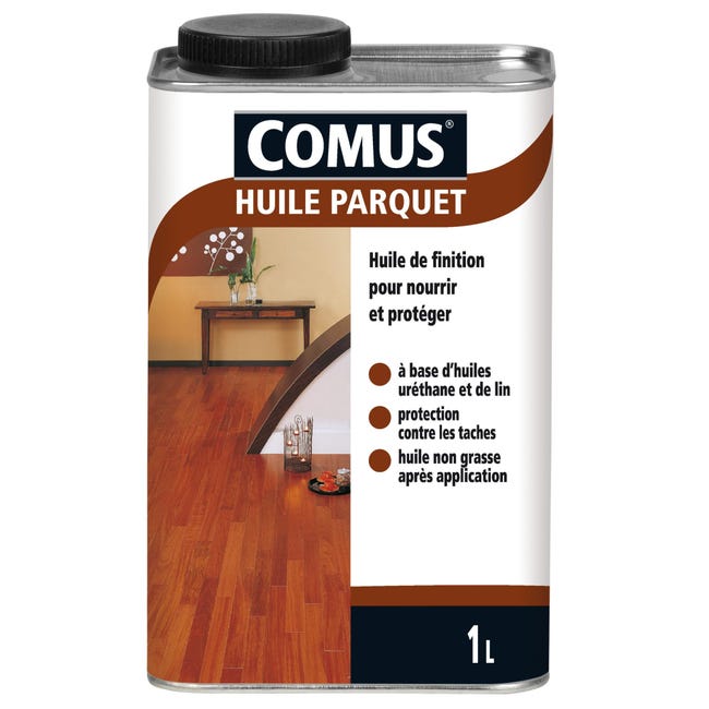 huile parquet 5l huile de finition solvantee a base d huile de lin et d huile urethane pour nourrir et proteger comus leroy merlin