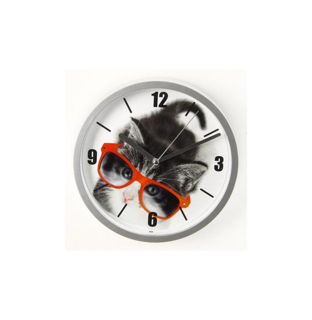 Horloge Chat Fun D 22 Cm Chat A Lunettes Leroy Merlin Horloge Chat Fun D 22 Cm Chat A Lunettes Leroy Merlin