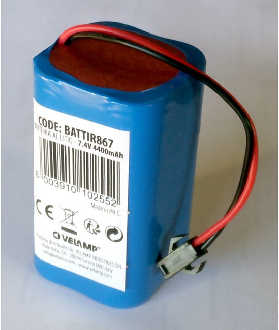 Batterie Li-Ion rechargeable 18650x4 7,4V 4400mAh