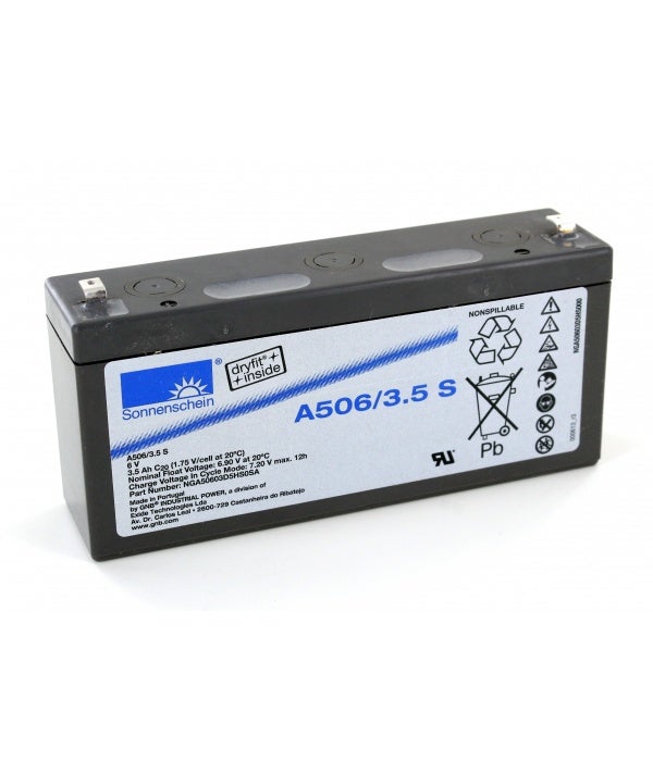 Batterie 6 v 3.5 Ah Sonnenschein A506/3.5s 