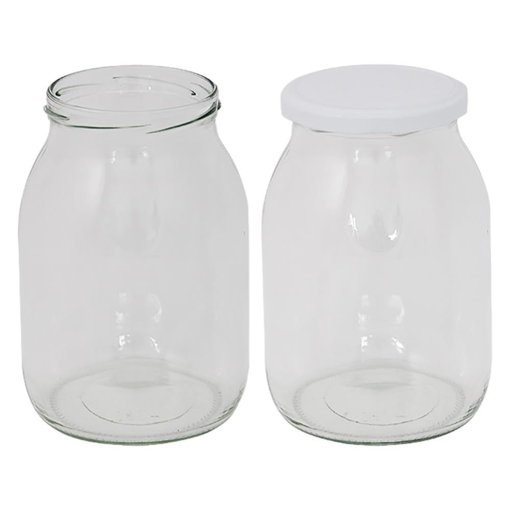 PZ 40 Bottiglie 720 ML Milo srl Boccaccio Vaso Bottiglia Tappi in Vetro Barattolo per Conserve Alimenti Confettura E Marmellate con Tappo 