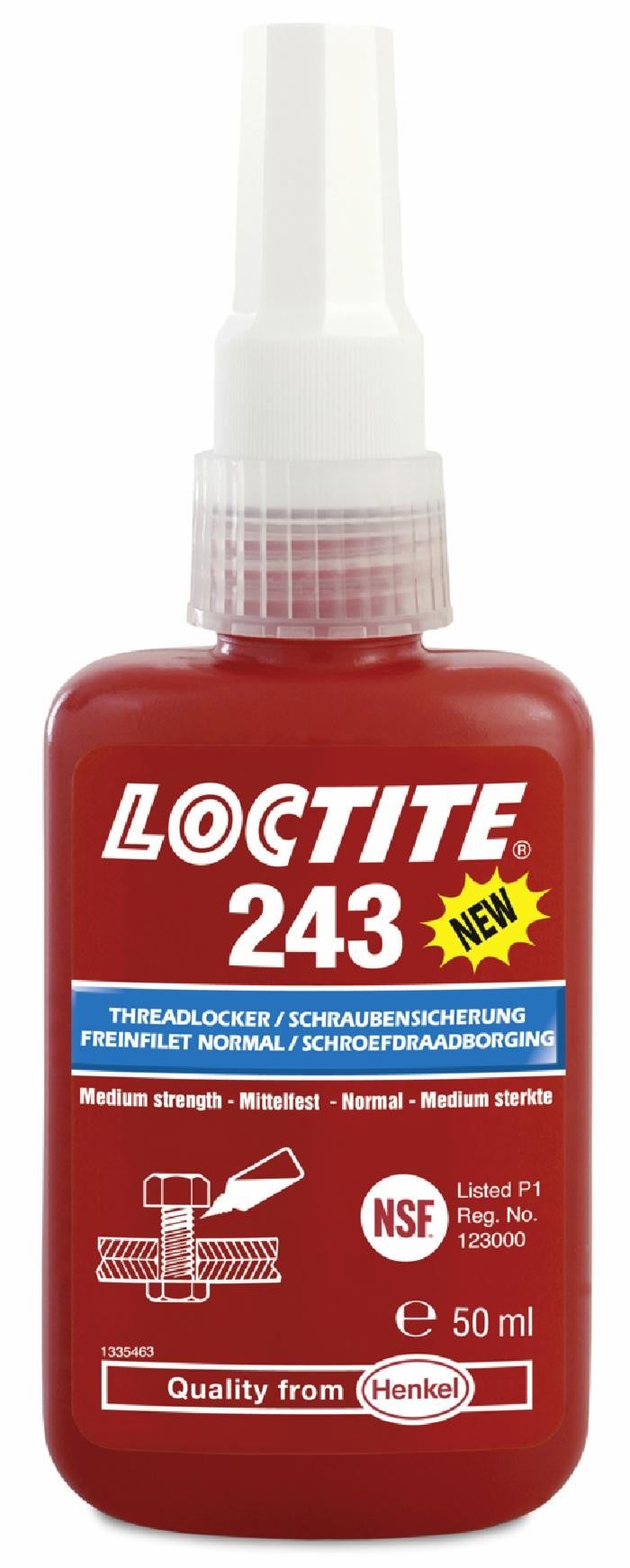 Loctite 243 Frein filet de résistance moyenne bleu 5 ml - achat en