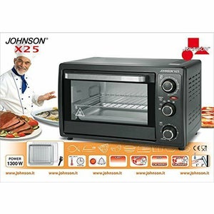 FORNO ELETTRICO STATICO E VENTILATO 1300W 20 LT. -X20