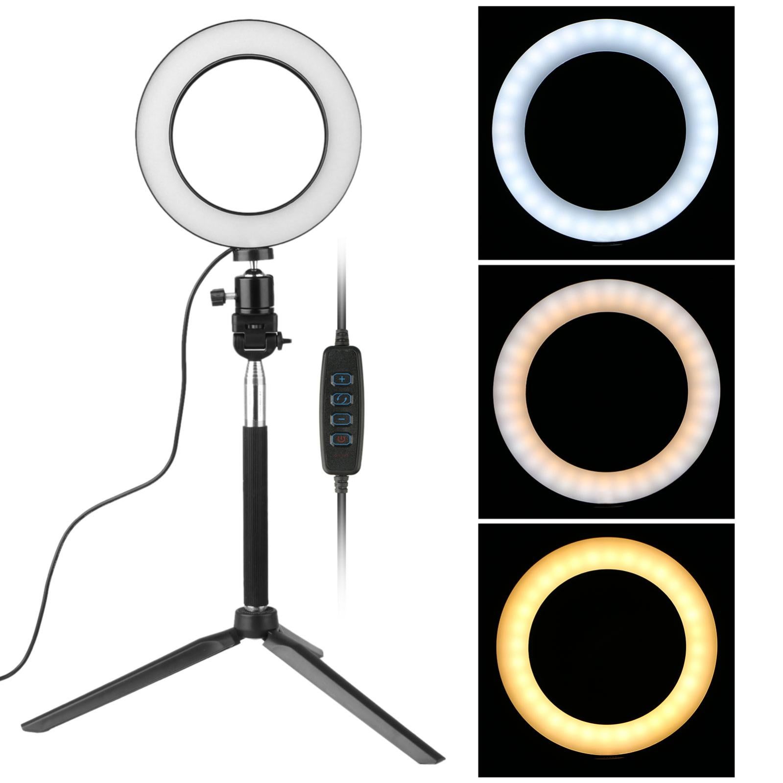 Anello Luminoso LED Con Treppiede Per Selfie – Luce Tik Tok, Foto E Video – Universale