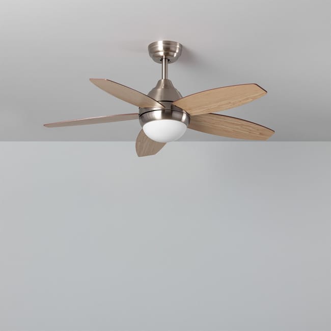 Ventilateur De Plafond Led Dara Nickel 107cm Moteur Ac Nickel Satine Leroy Merlin Ventilateur De Plafond Led Dara Nickel 107cm Moteur Ac Nickel Satine Leroy Merlin