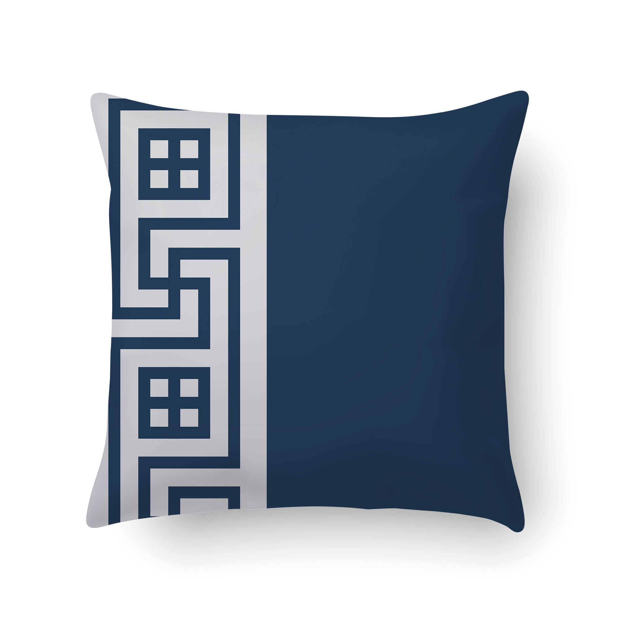 Homescapes rosa tenue geometrico cuscino quadrato contemporaneo cuscino
