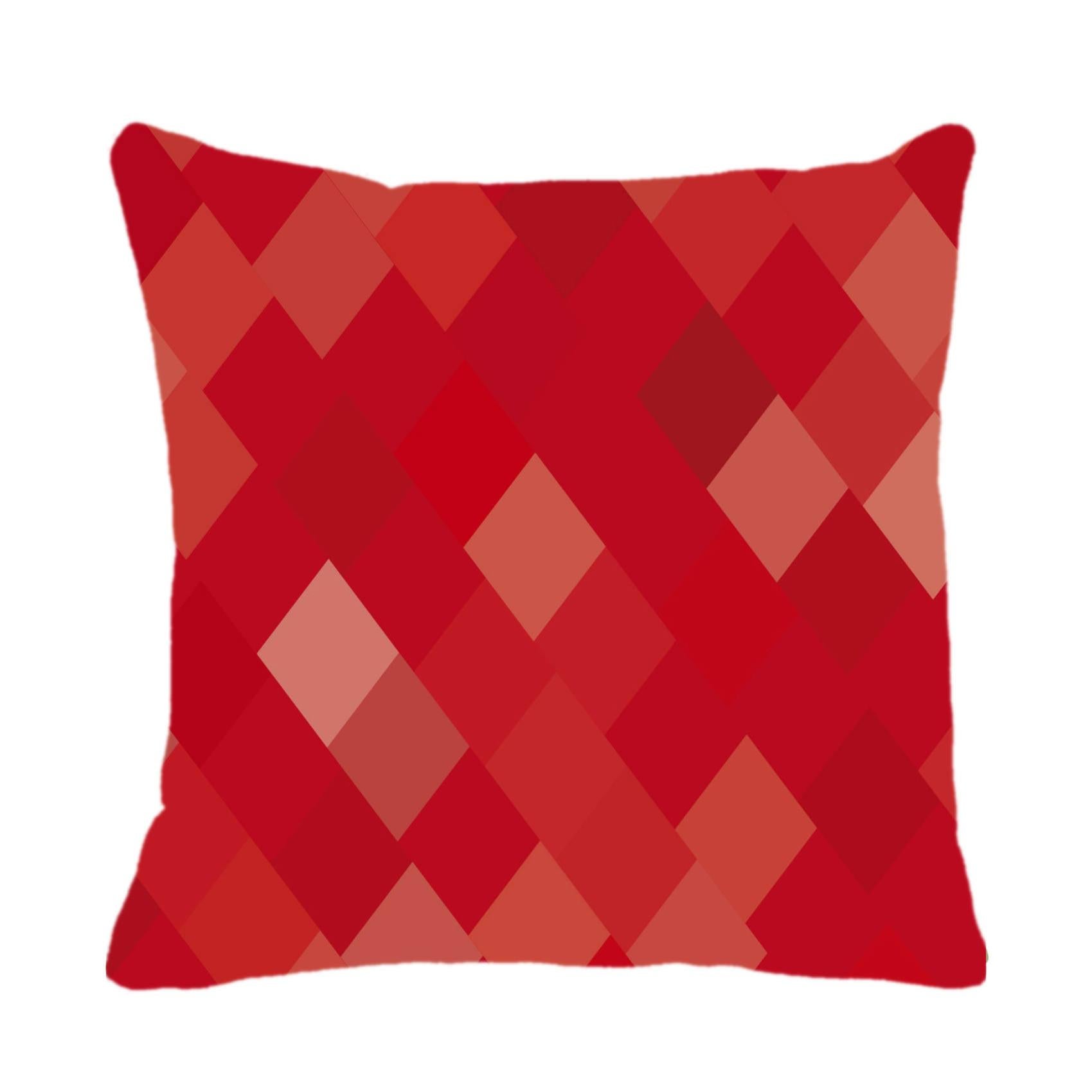 Homescapes Cuscino Decorativo Geometrico Rosa Tenue - 45x45 Cm - Tessuto Jacquard In Poliestere - Federa Per Divano O Letto - Contemporaneo E Morbido