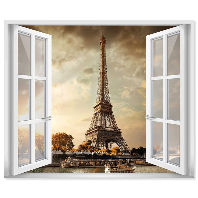 Tableau Tour Eiffel: décoration murale, design, verre